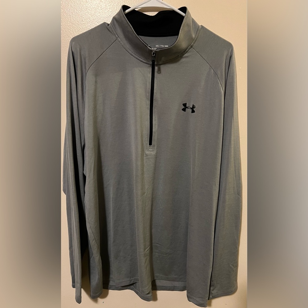 Under Armour Tech 2.0 1/4 zip Gray pullover in XXL